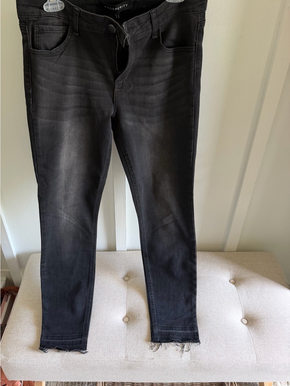 Women's Straight-Leg Black Jeans